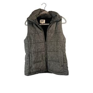 Old Navy Womens Gray Quilted Puffer Vest Size Medium